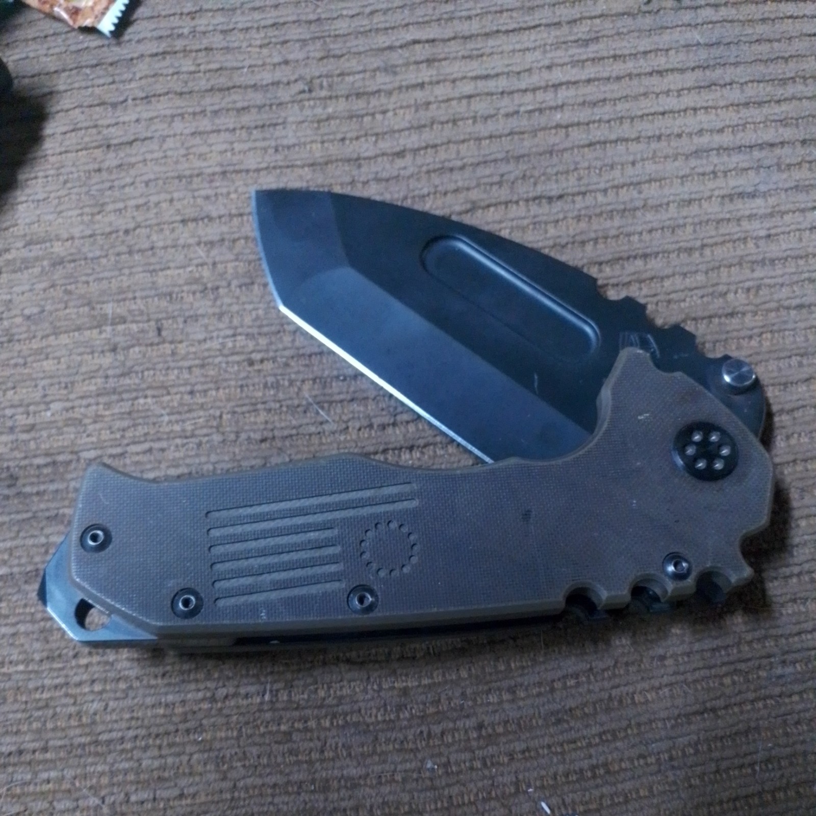 Medford Praetorian Scout LinerLock Knife Coyote army green  D2 Tanto Blade - New