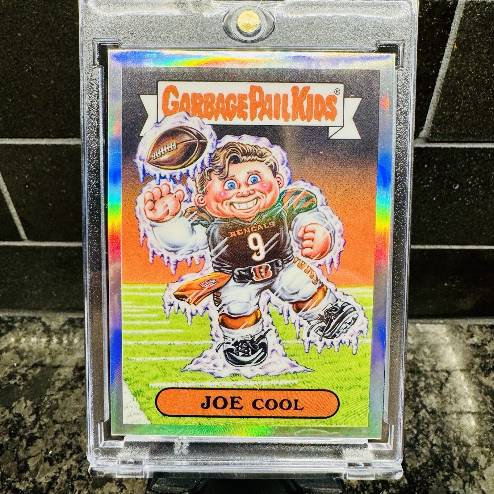 2026 Bowman Chrome Joe Burrow Garbage Pail Kids GPK #NFLG-JB Joe Cool VIEW PHOTO