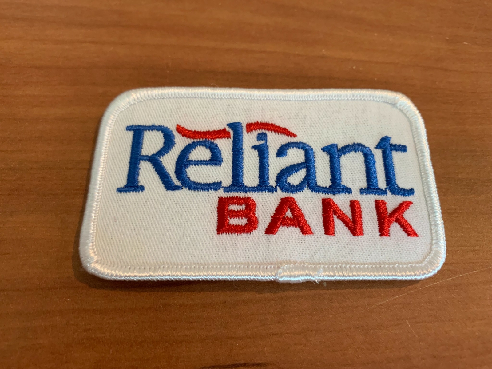 Vintage Reliant Bank Advertising Patch