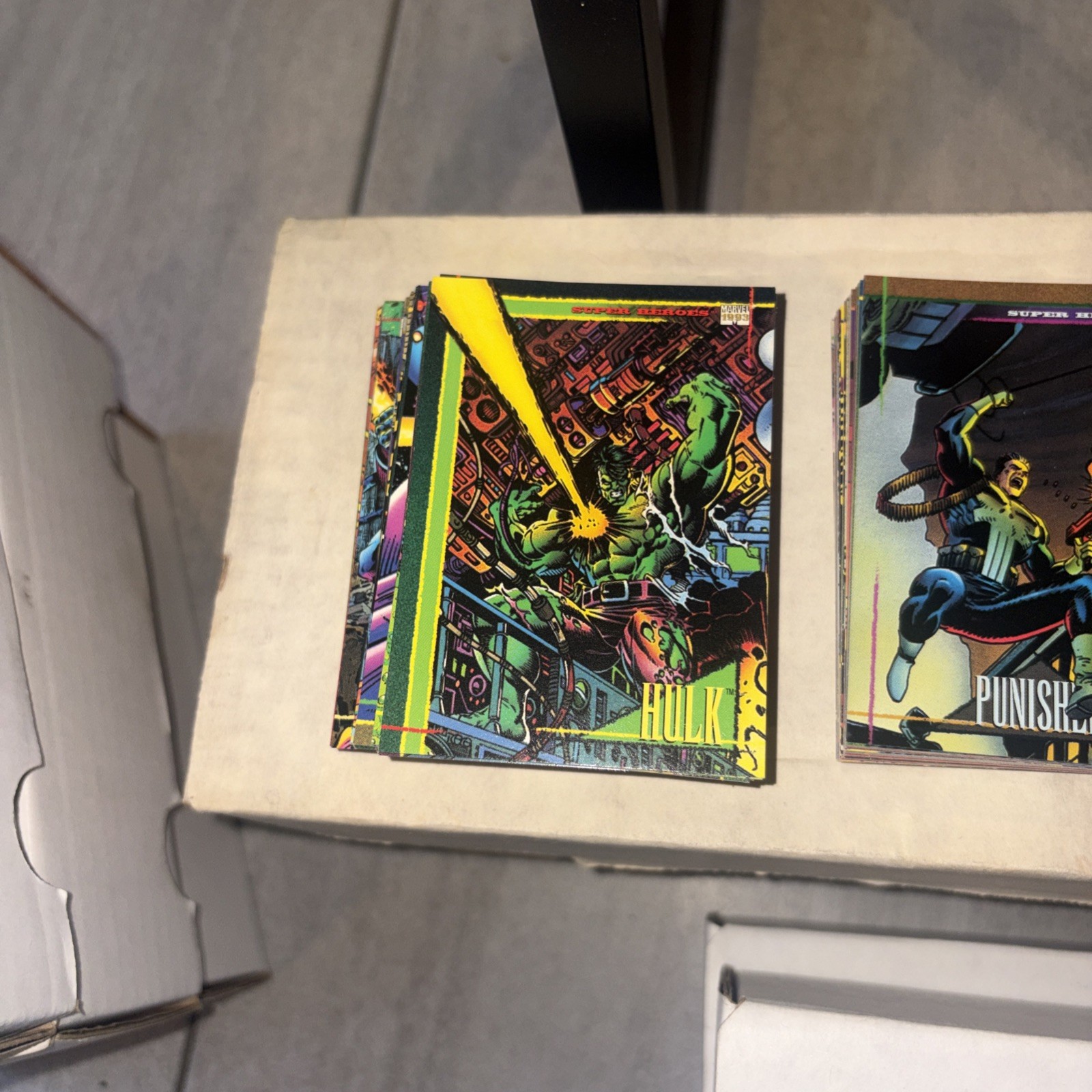 1993 SkyBox Marvel Universe Series 4 Incomplete 160 Card Base Set Spider-Man 