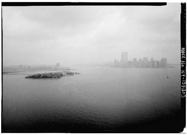 Photo:New York Harbor Ellis Island 1900s View from Statue of Liberty Torch