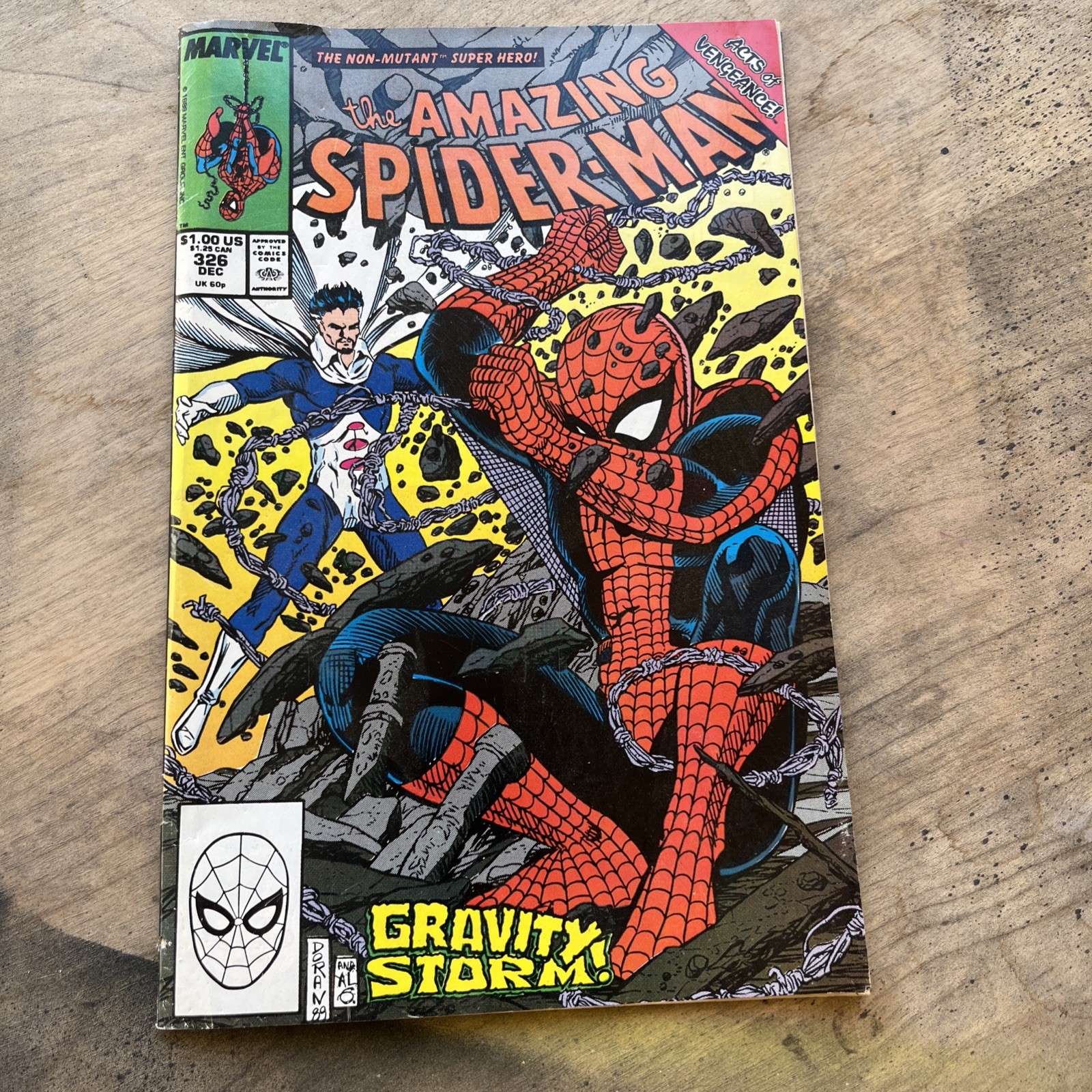 Amazing Spider-Man #326 Marvel Comics Dec 1989 Acts of Vengeance Graviton  221