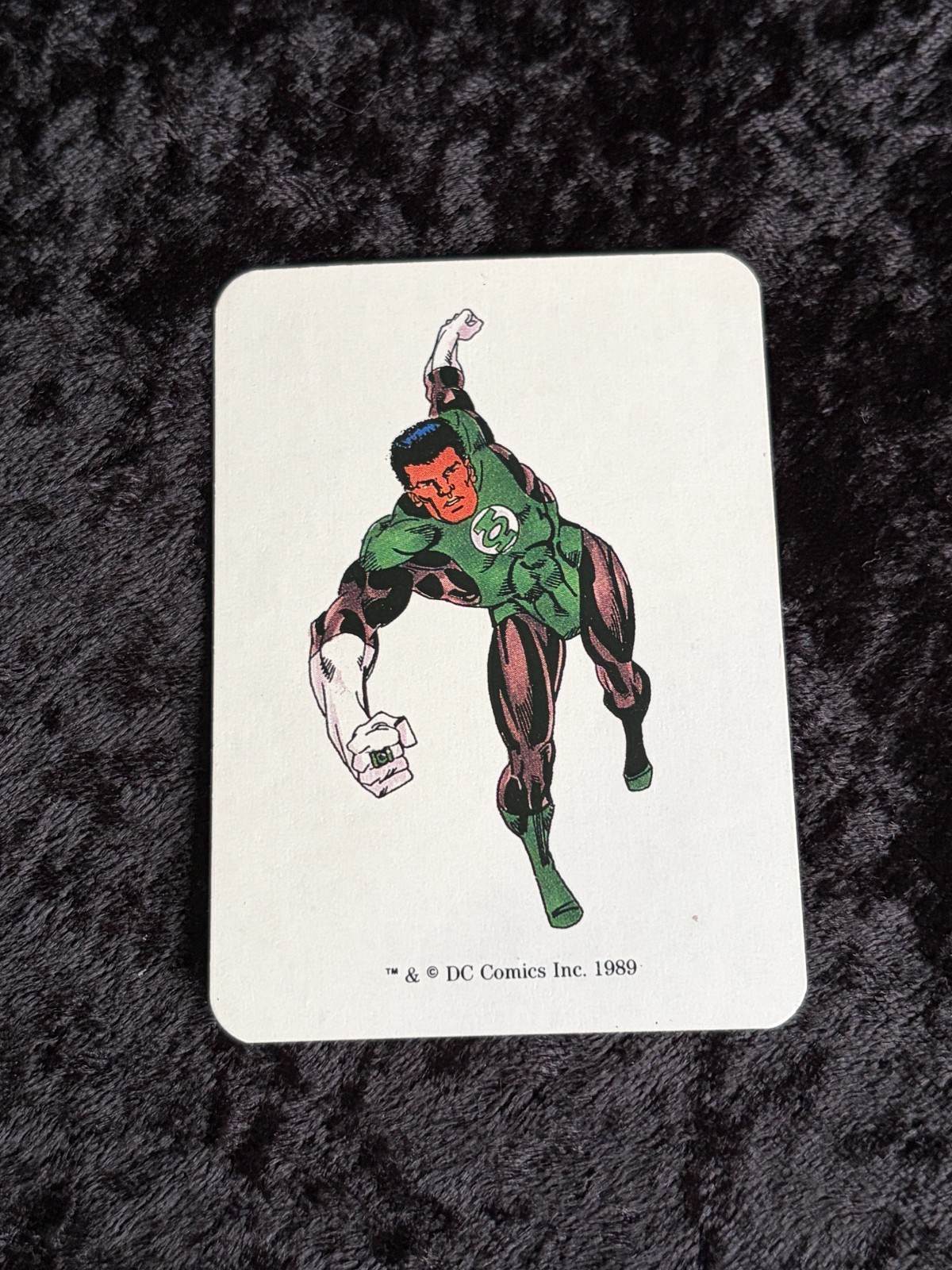 1989 Mayfair Games DC Heroes Green Lantern John Stewart Rookie Card Clean Sharp