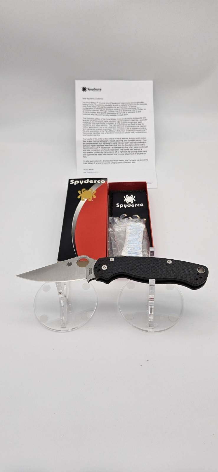 Spyderco Paramilitary 2 Cmp-M4 Carbon Fiber Knifeworks Exclusive C81CFM4P2
