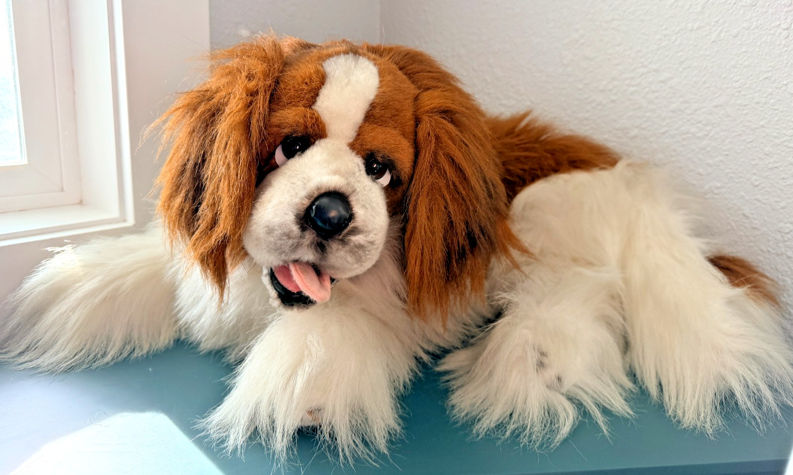 VTG JC Penney Saint Bernard Plush Stuffed Dog 30\