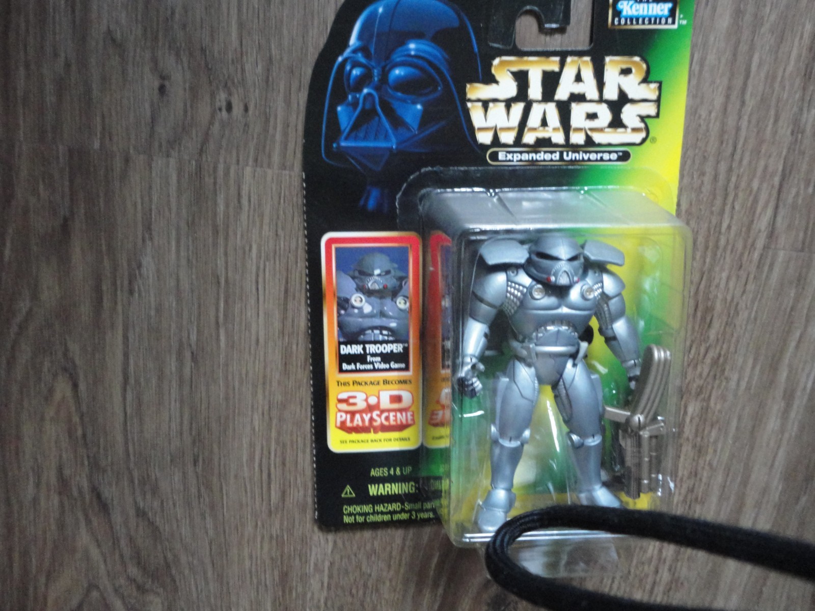 1998 Star Wars Expanded Universe Dark Trooper 3D Playscene Action Figure