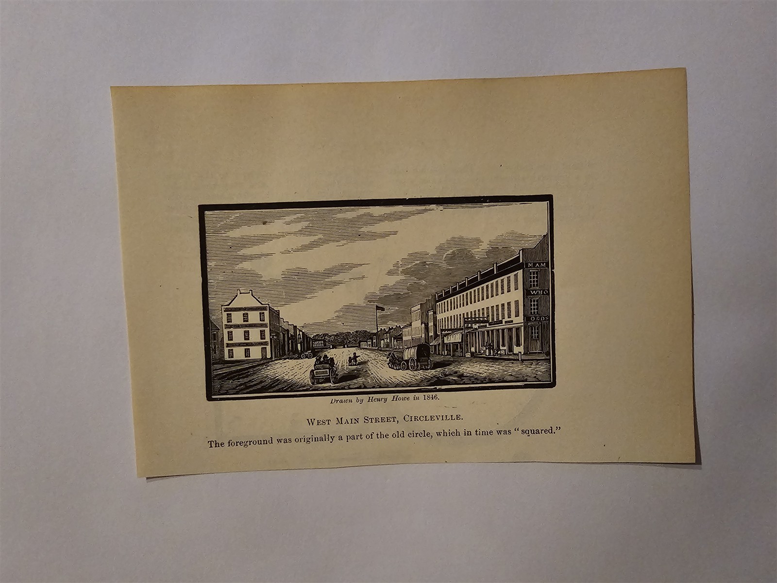 Circleville 1846 1900 Ohio Krehbiel Print Picture