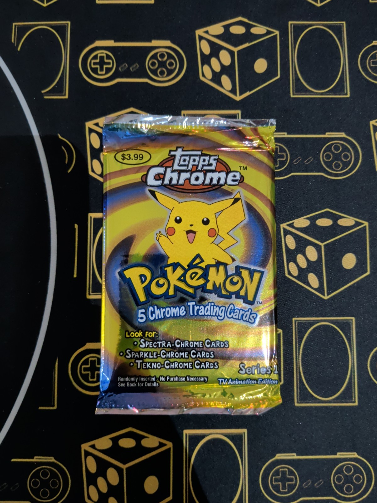 Topps Crome Pokemon 5 Chrome Trading Cards SERIES 1- FACTORY SEALED