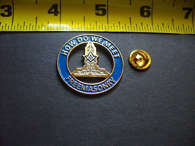 Large High Quality Senior Warden  Lapel Pin