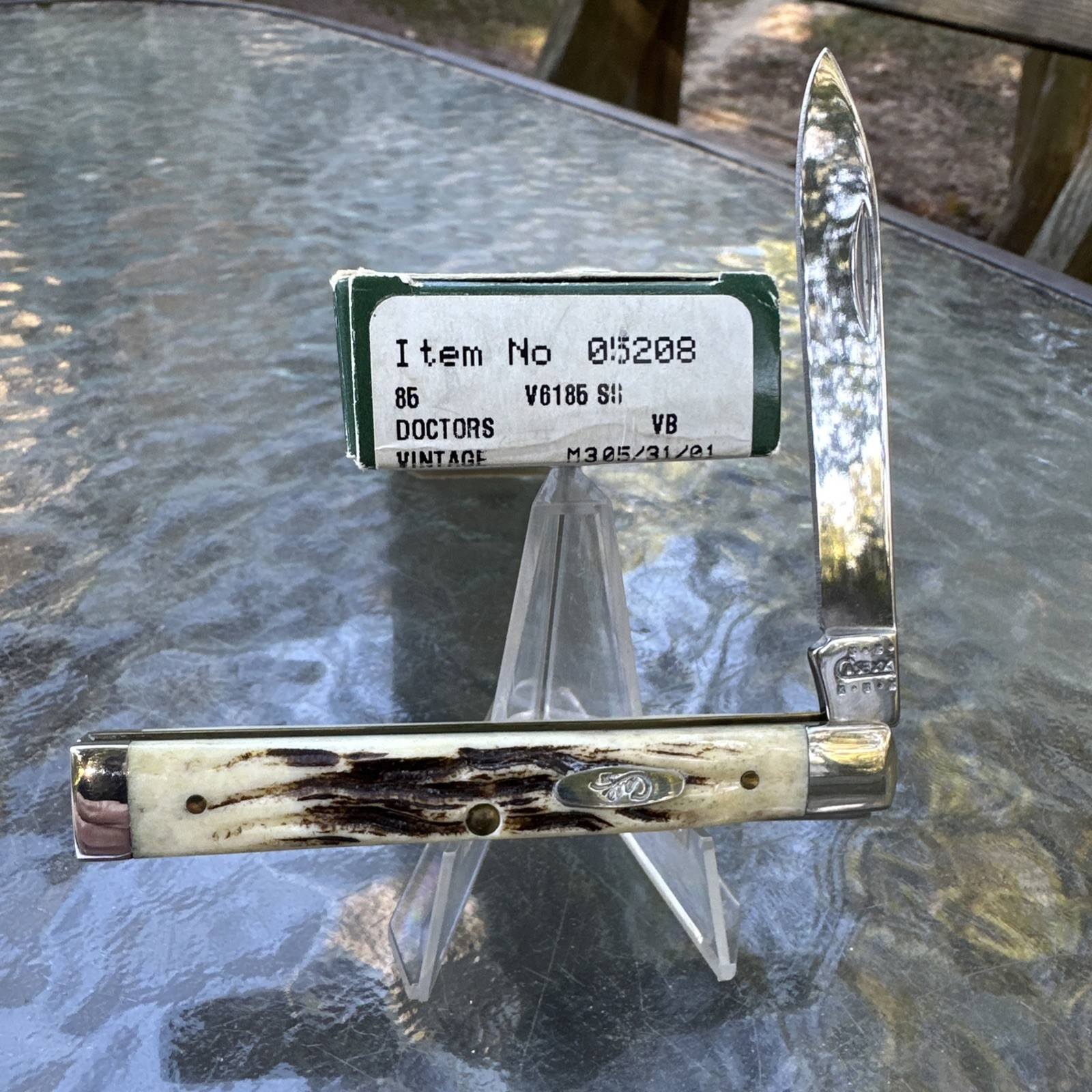 Case XX 2001 Vintage Bone Doctors Knife V6185 SS, Item 05208