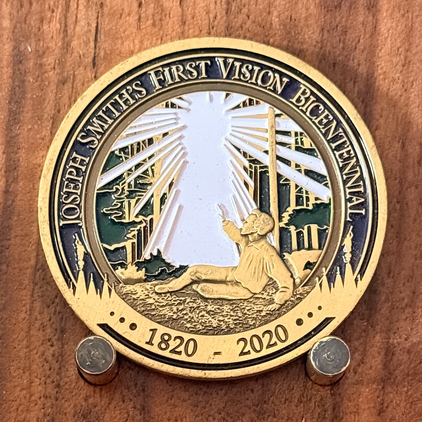 Joseph Smith First Vision Bicentennial Religious Challenge Coin  M#14