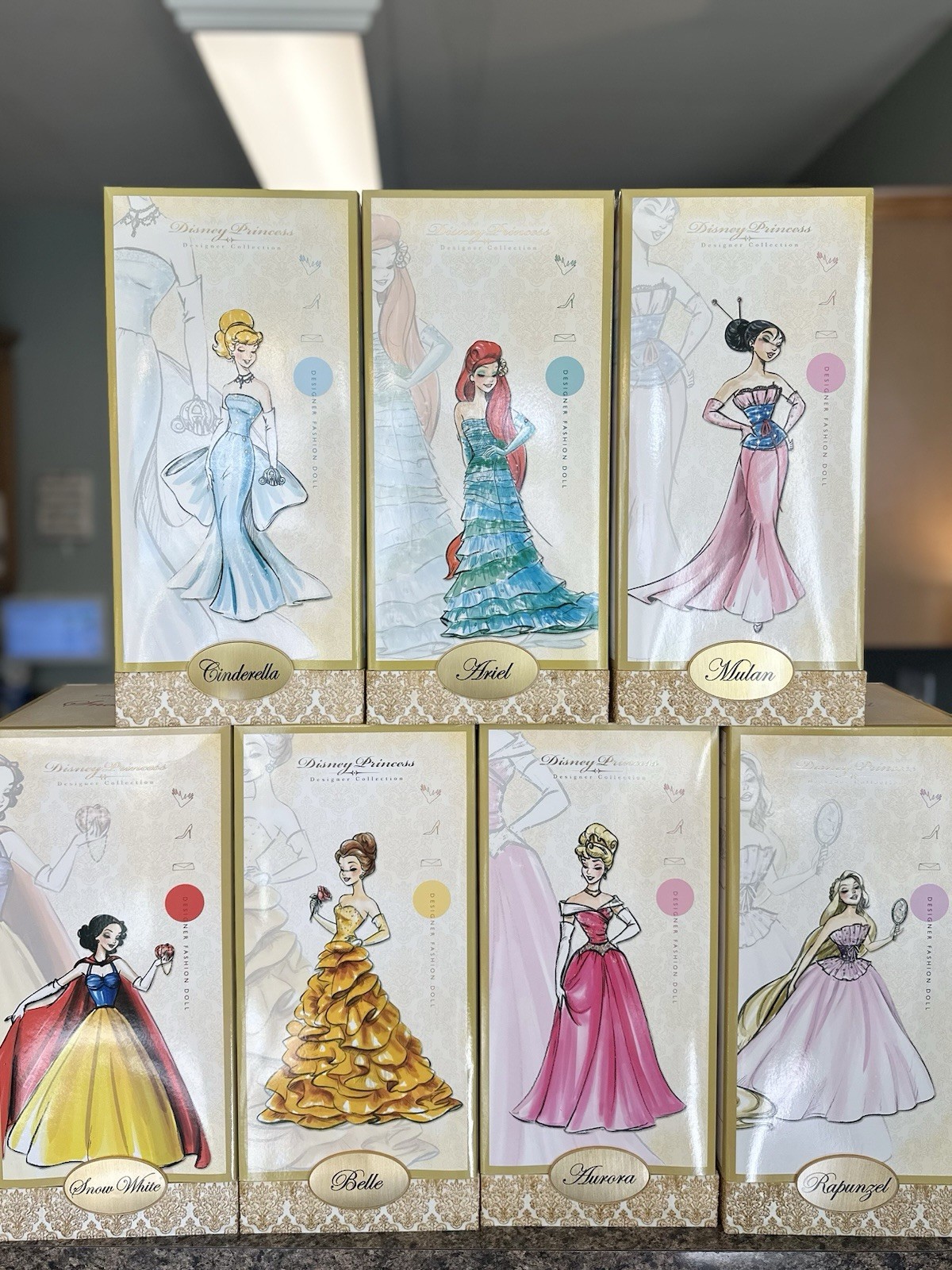 Disney Store Exclusive Disney Princess Designer Collection Fashion Dolls
