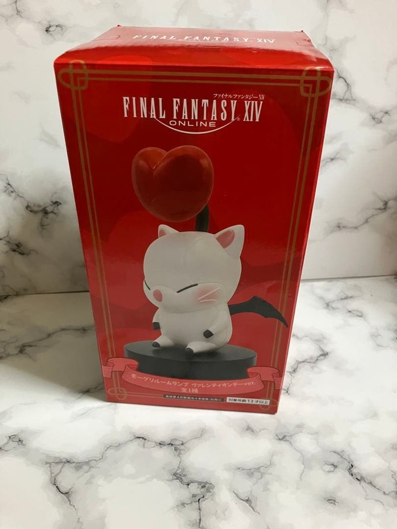 Final Fantasy XIV Moogle Room Lamp Valentines Day ver. Light Figure Taito FF14