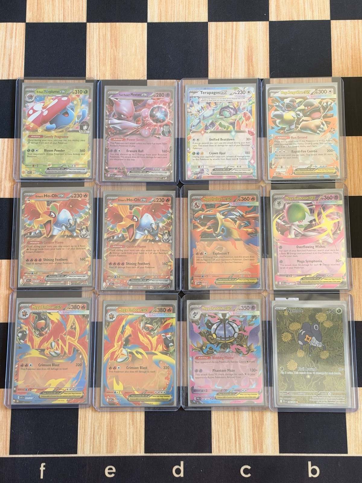 Mega Pokémon EX Lot Charizard Mewtwo Ho-Oh Gardevoir Etc + Nymble IR all NM