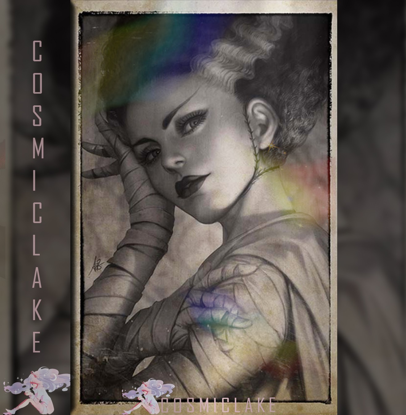 Bride Of Frankenstein Lives #1 Artgerm Foil Virgin Variant Presale 10/28☆