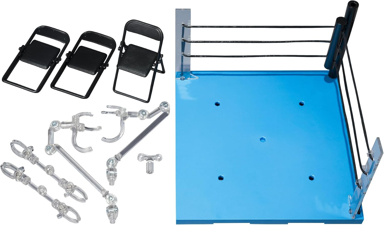 TAMASHII NATIONS - Act Ring Corner (Neutral) & Folding Chair Set for S.H.Figuart