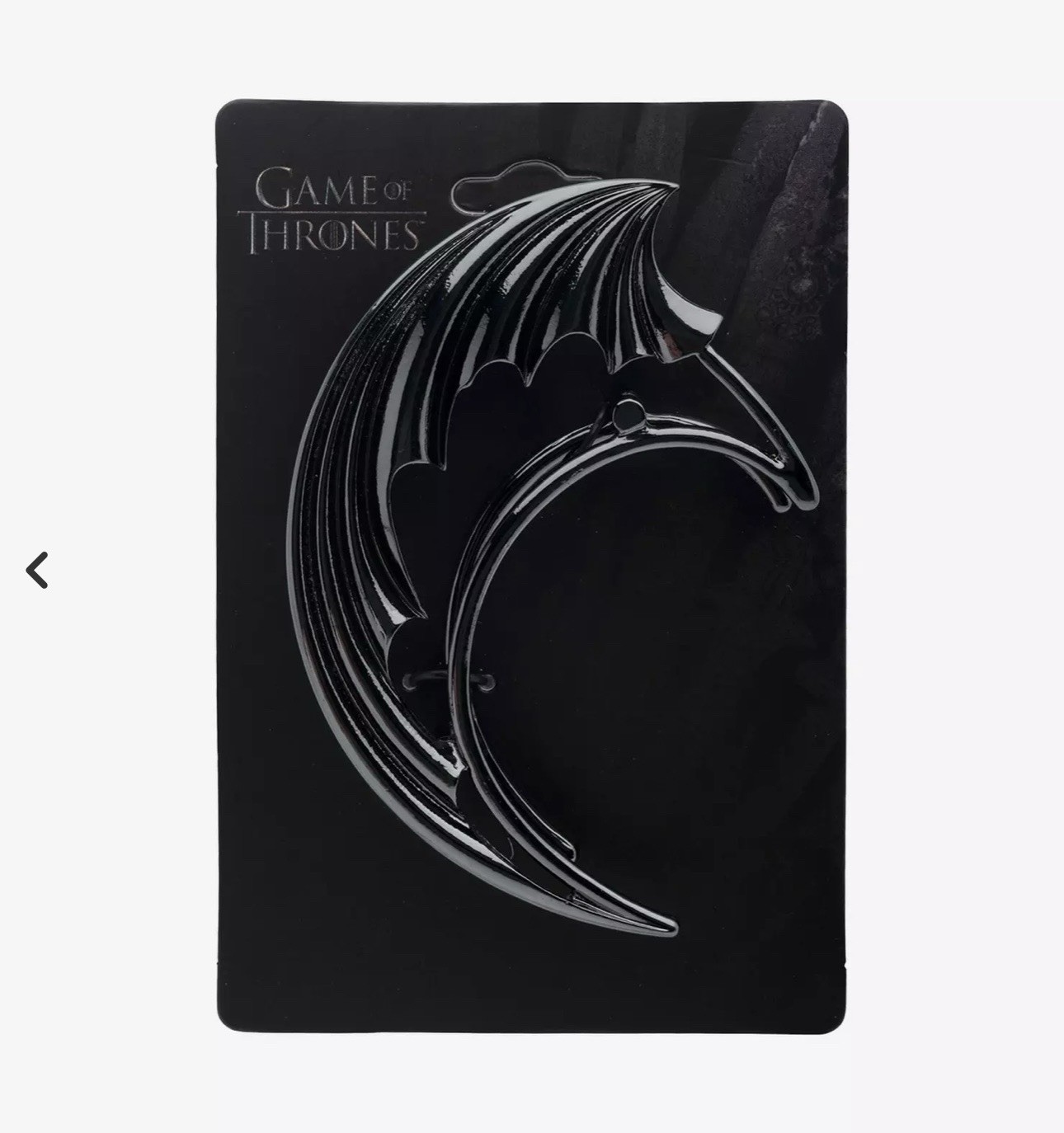 Game of Thrones House Targaryen Dragon Wing Ear Cuff Official HBO Merchandise BN