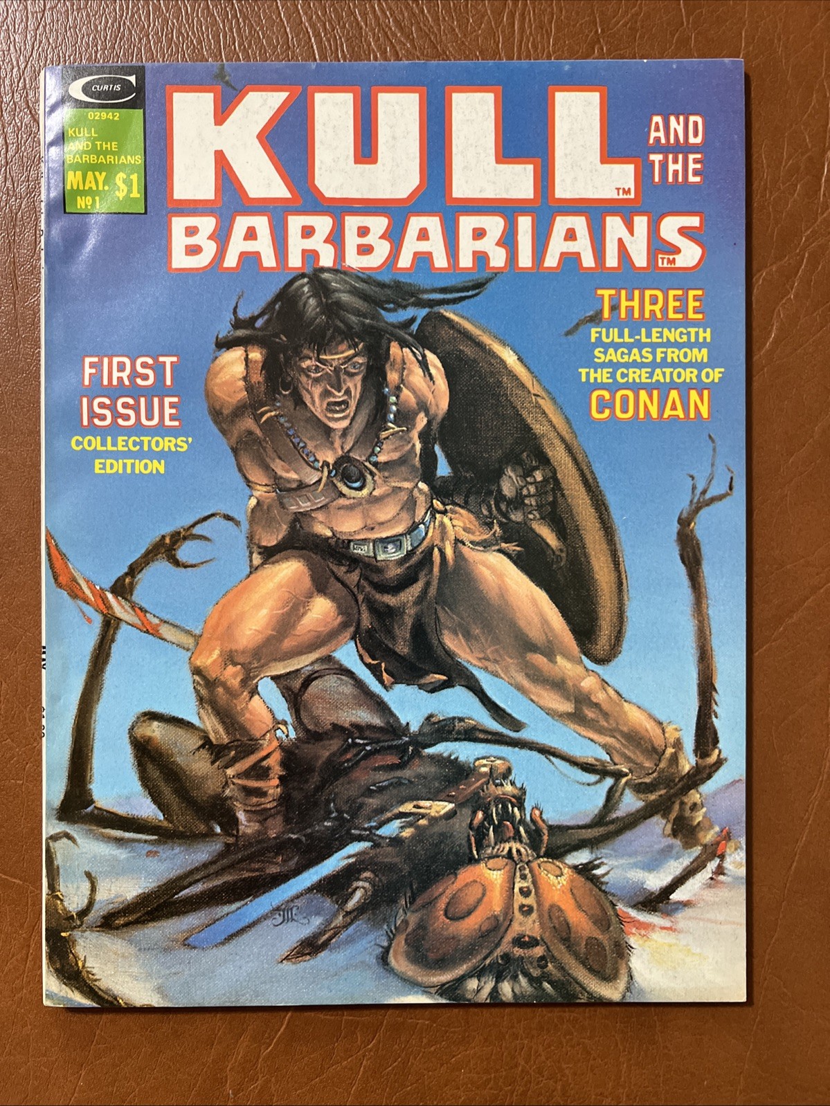 Kull and the Barbarians #1: VF+ to VF/NM Marvel Comics May 1975 $7 Ship