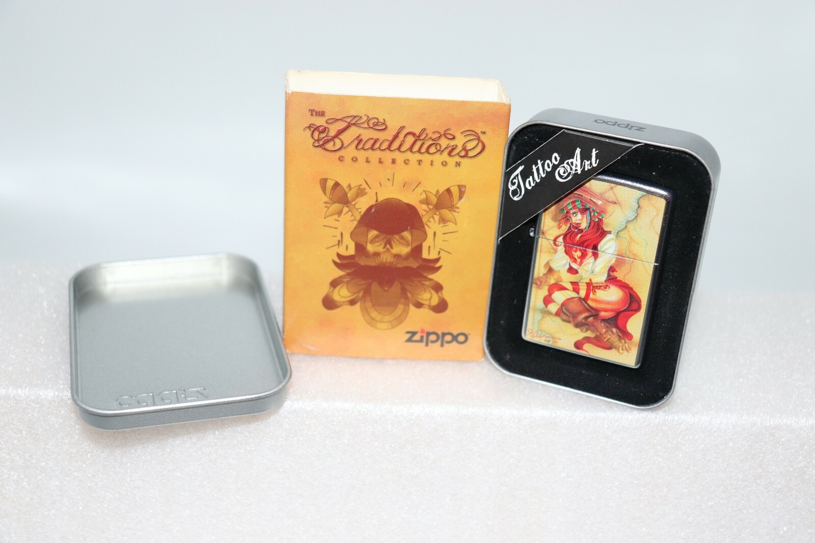  Rare 2007 Joe Capobianco Tattoo Art  Nautical Naughty Zippo Sealed with Case