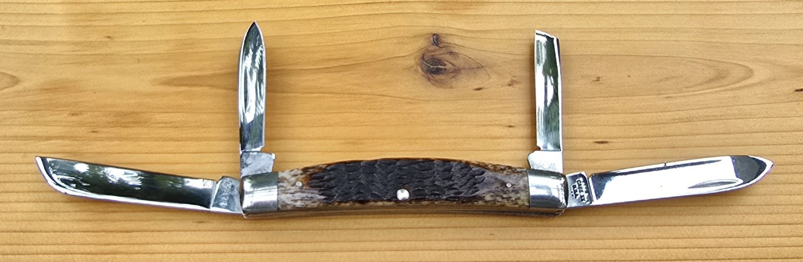 old CASE XX USA 2dot (1978) vintage 64052 Appaloosa Bone Congress Pocket Knife