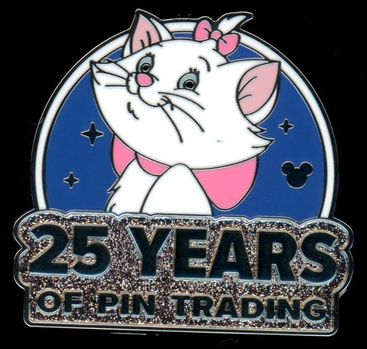 DLR Disneyland Hidden Mickey 2025 Marie 25 Years of Trading Disney Pin 170937