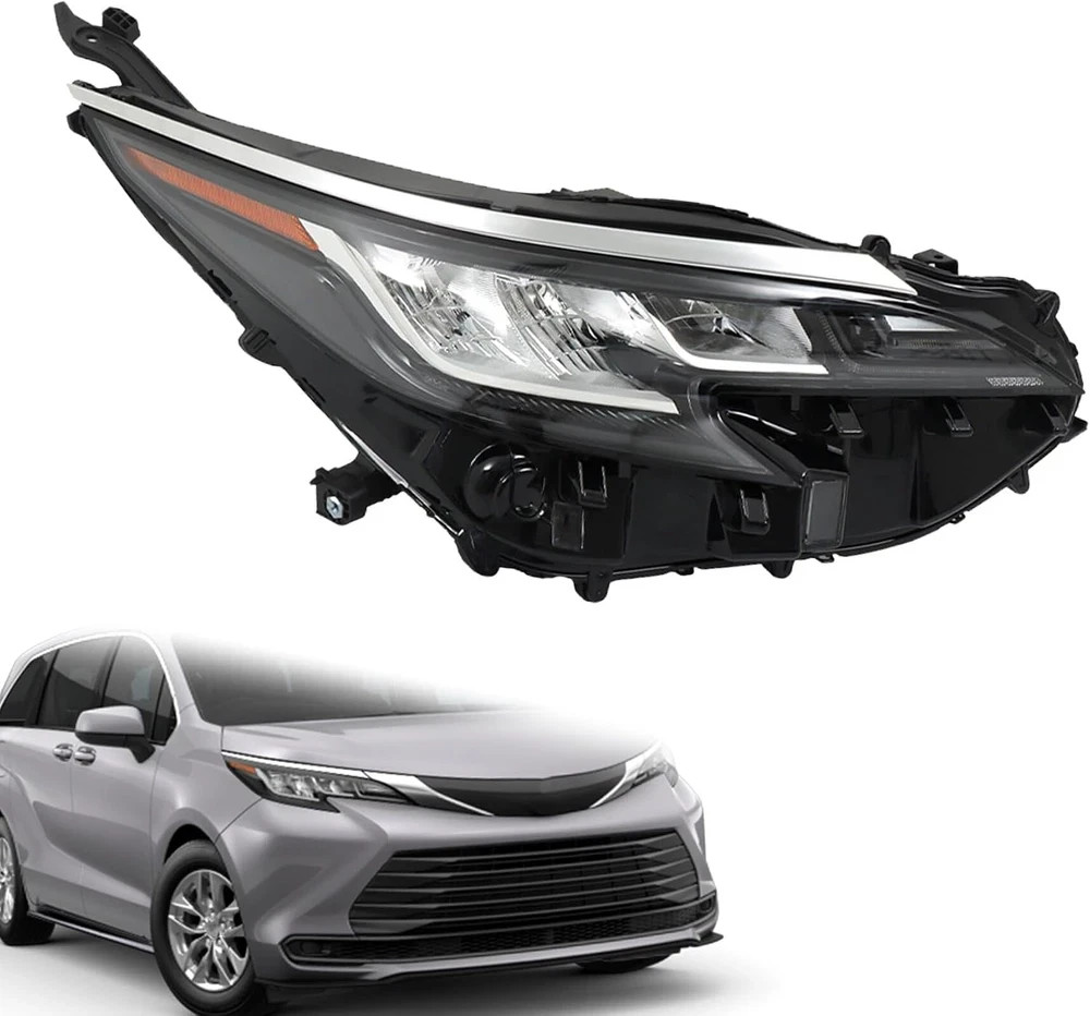 Right Headlight Assembly Replacement for Si-Enna LE 2021-2022