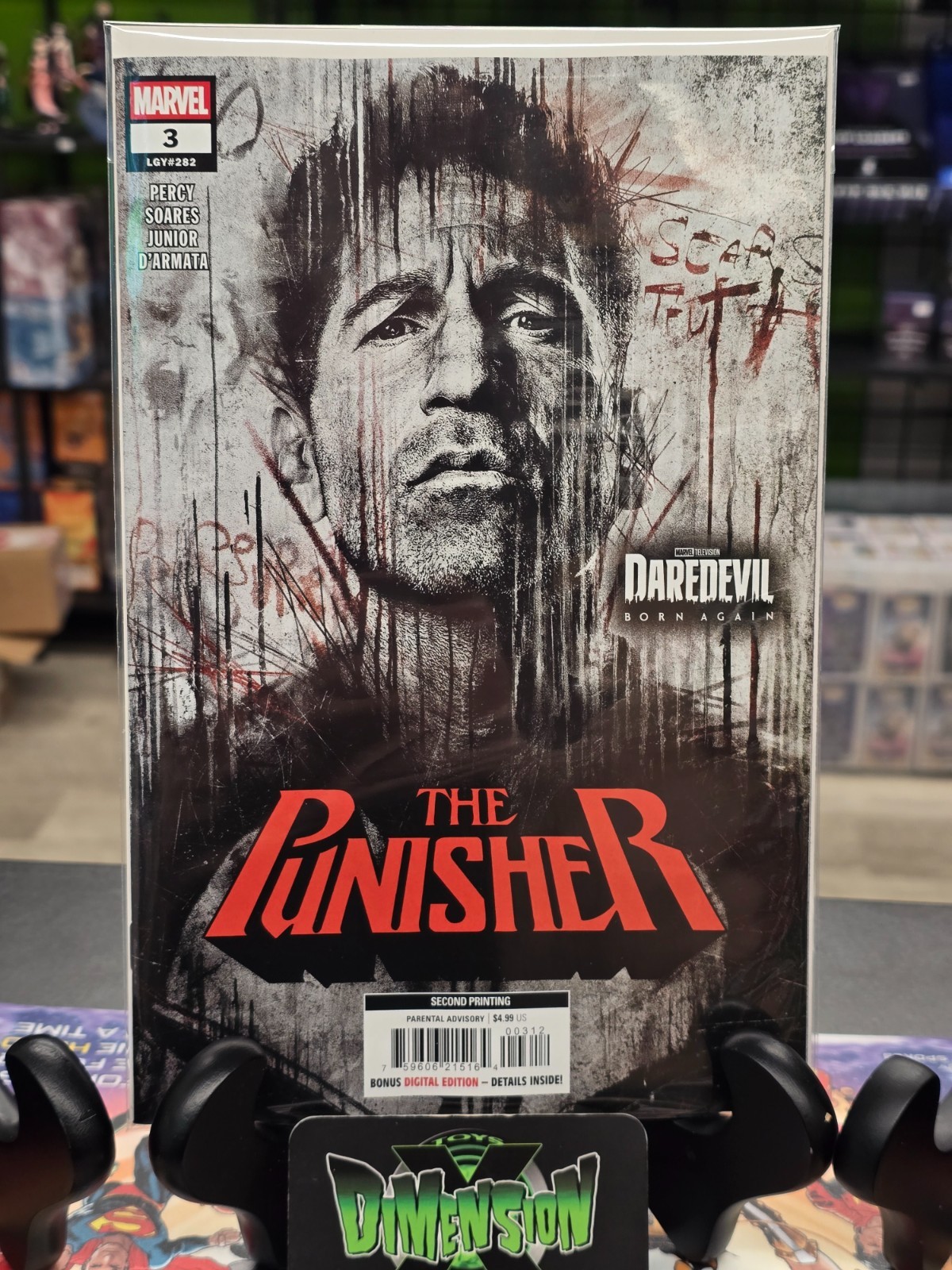 THE PUNISHER #3 TELEVISION VARIANT COMIC 2026 MARVEL 2ND PRINT