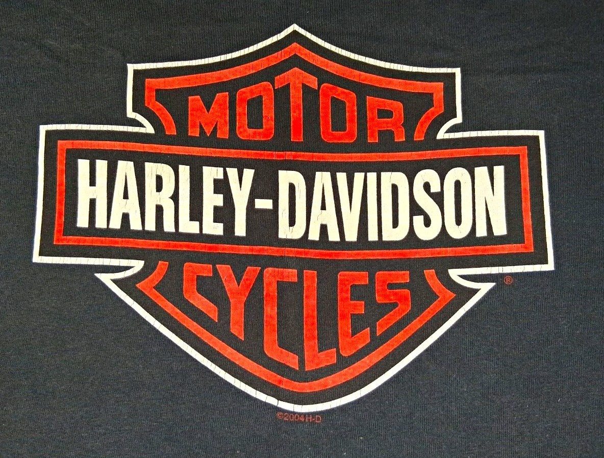 Vintage Harley-Davidson Motorcycles Denneys Ft. Smith AR Shirt XL Holoubek Black