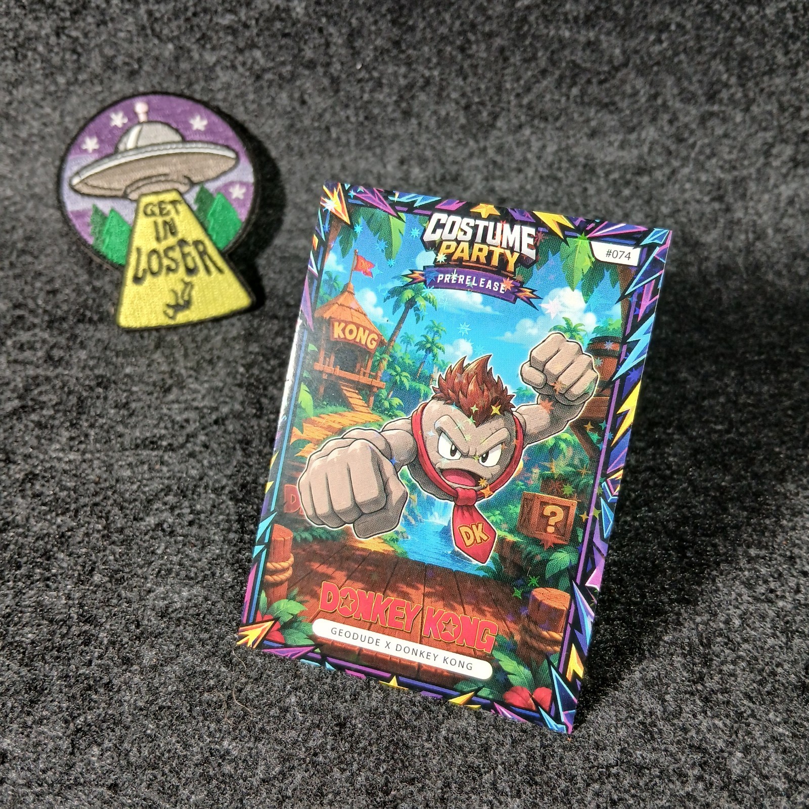 Geodude x Donkey Kong x Pokémon Costume Party Prerelease Hit Edition Peru