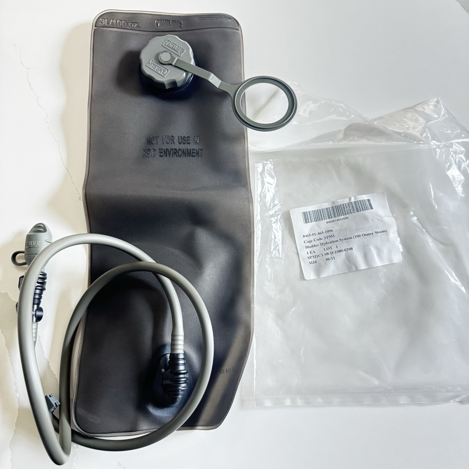 New USGI 100 oz/3 Liter Camelbak Hydration System Replacement Bladder HydroLink