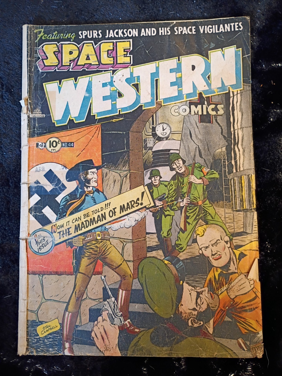 Space Western Comics Featuring Spurs Jackson #44 PR 0.5-1.0 (1953)