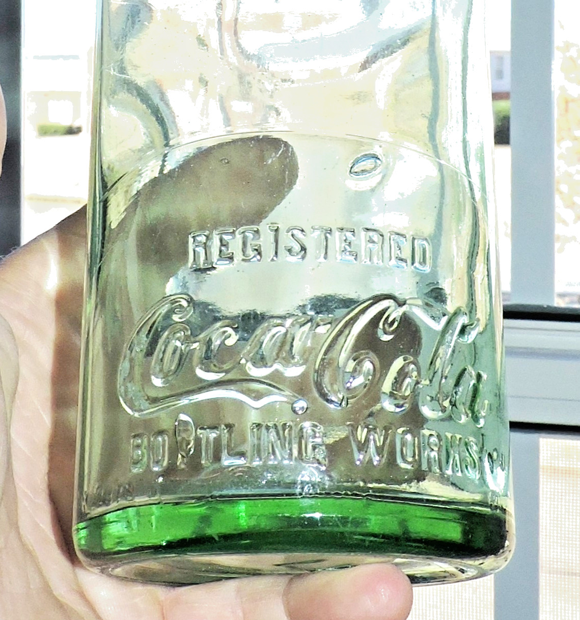 Rare Original Straight Sided Coca Cola Bottle from (Haverhill, Mass. )