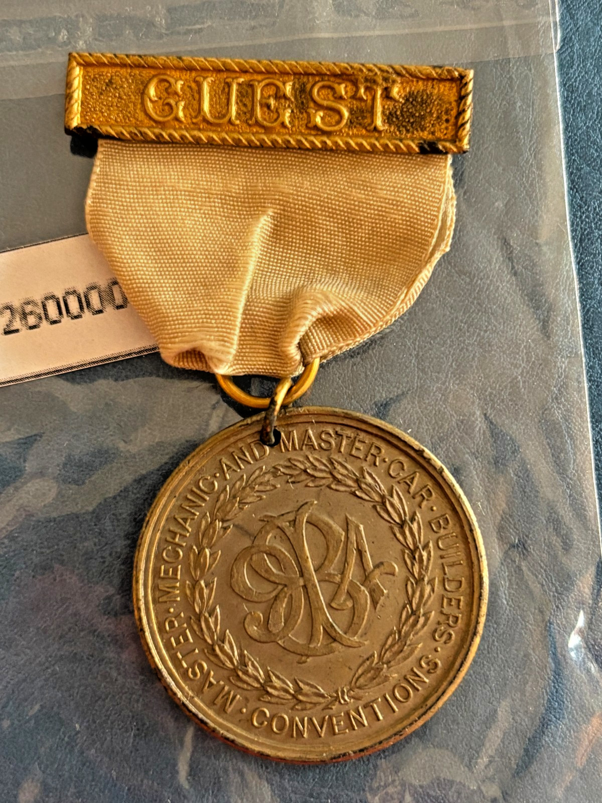 Vintage 1894 Master Mechanic and Master Car Builder Convention Saratoga