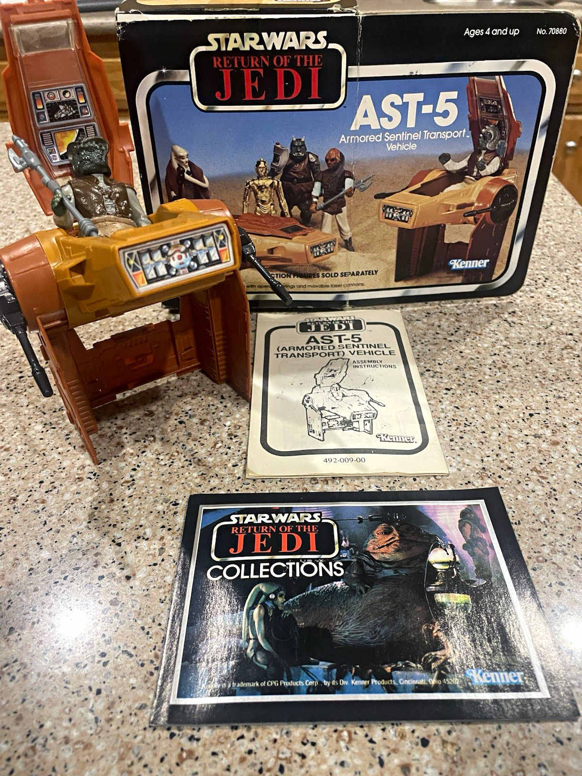 Kenner Star Wars Return of the Jedi AST-5 Vehicle w/ Box Paperwork and Klaatu