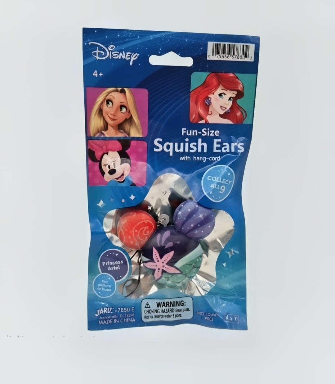 Disney Princess Ariel Squish Ears Slow Rise Foam Squishy Toy Little Mermaid