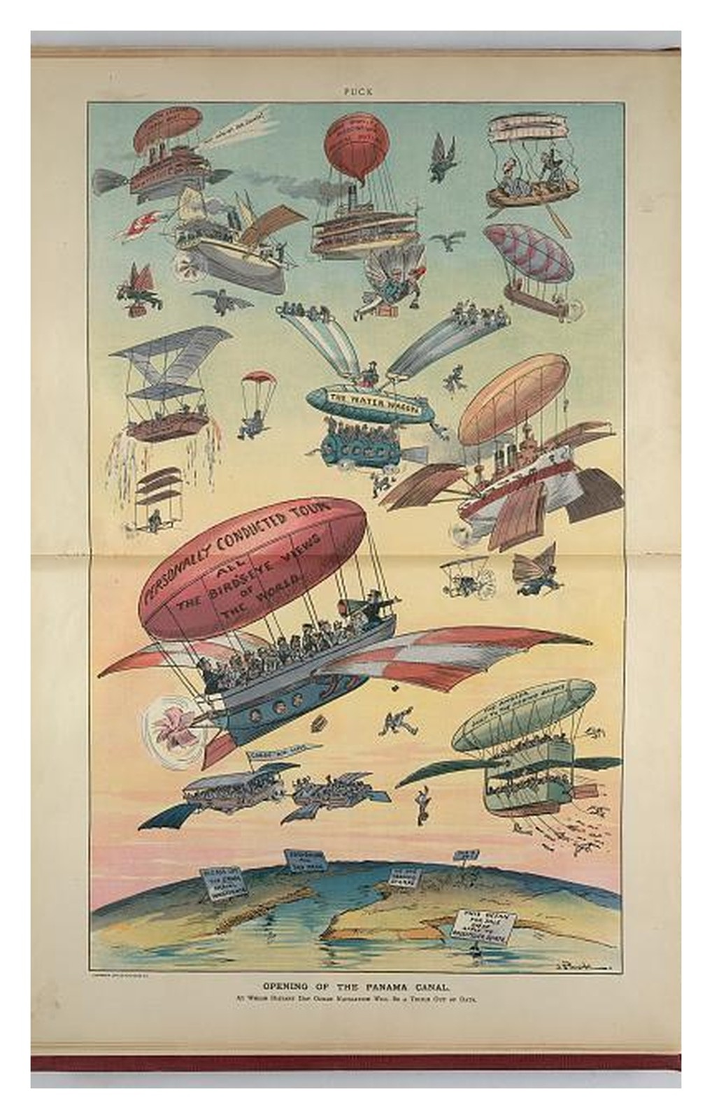 Panama Canal Opening Standard Postcard