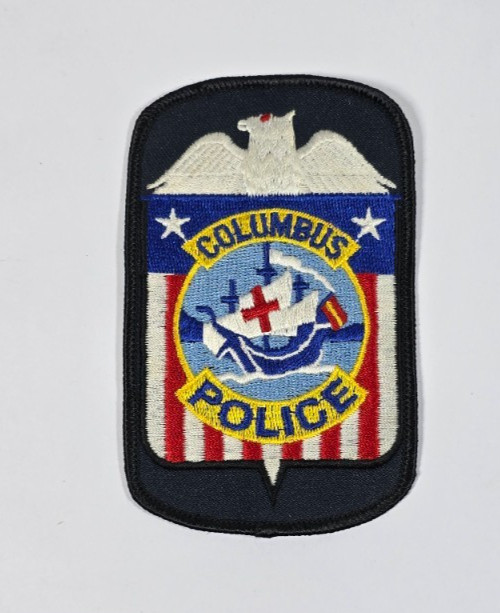 COLUMBUS, OH OHIO POLICE SHOULDER PATCH - STATE CAPITAL - NEW CONDITION