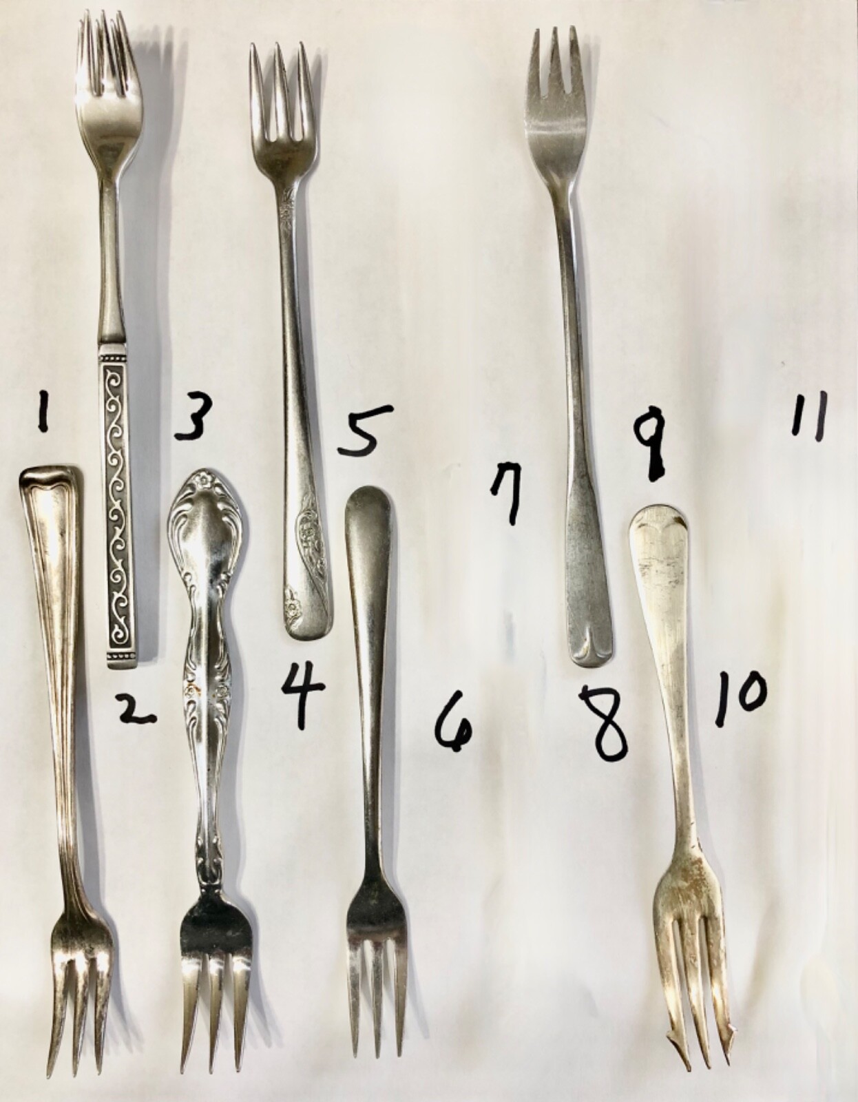 Vintage Little Forks Silverware Flatware, BOGO FREE, YOUR CHOICE, 7 Pieces Avail
