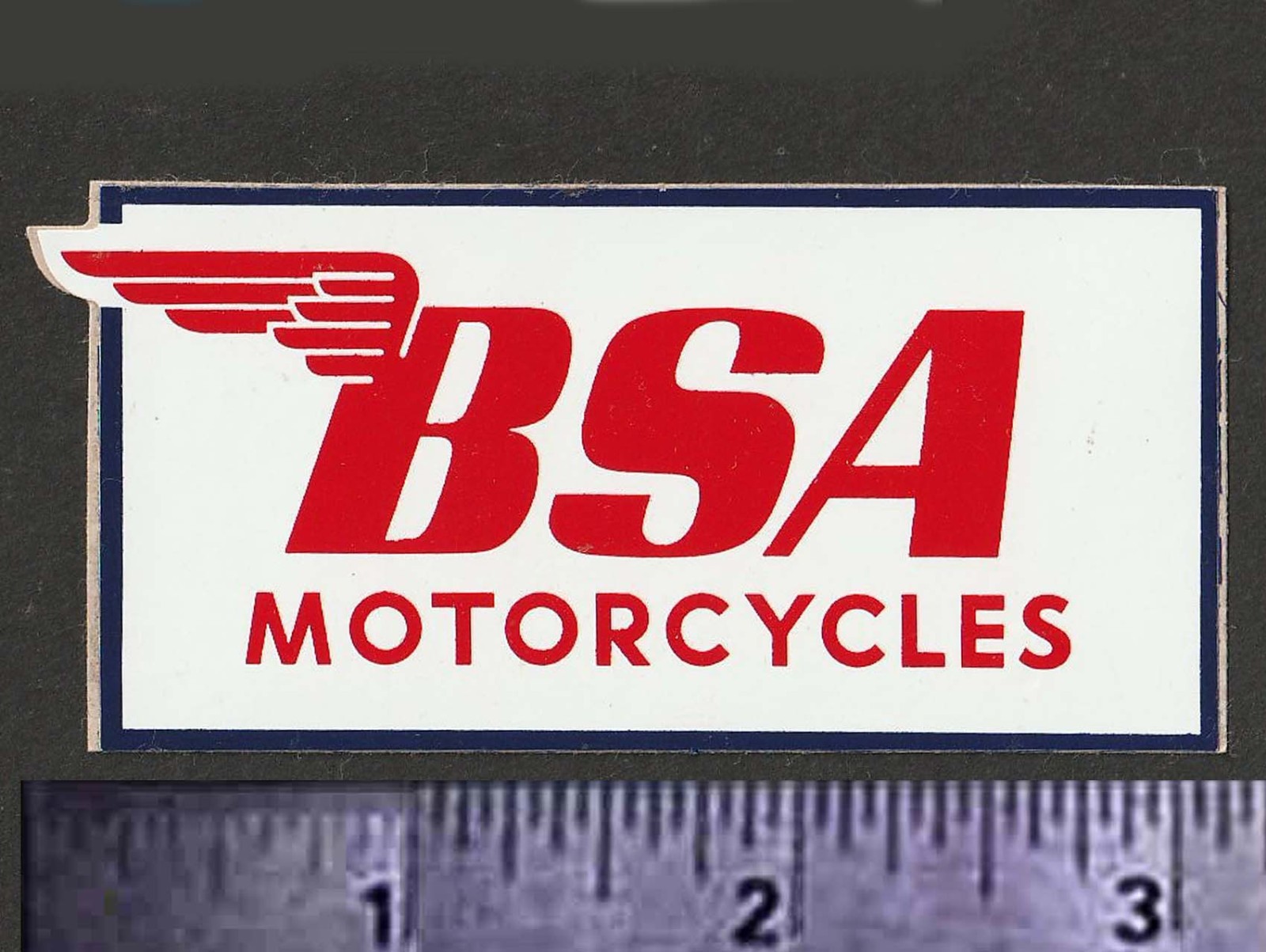 BSA Motorcycles - Original Vintage 1970\'s 80\'s Racing Decal/Sticker MX Moto
