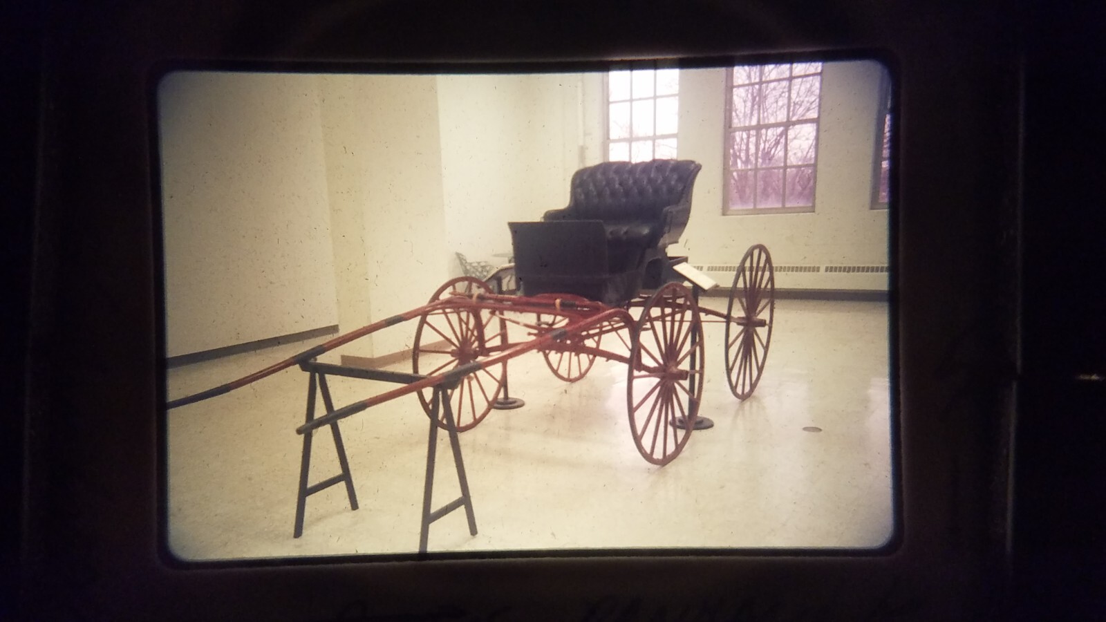 10103 35MM SLIDE Photo 1895 CUT UNDER BUGGY CANYON TX PANHANDLE TX