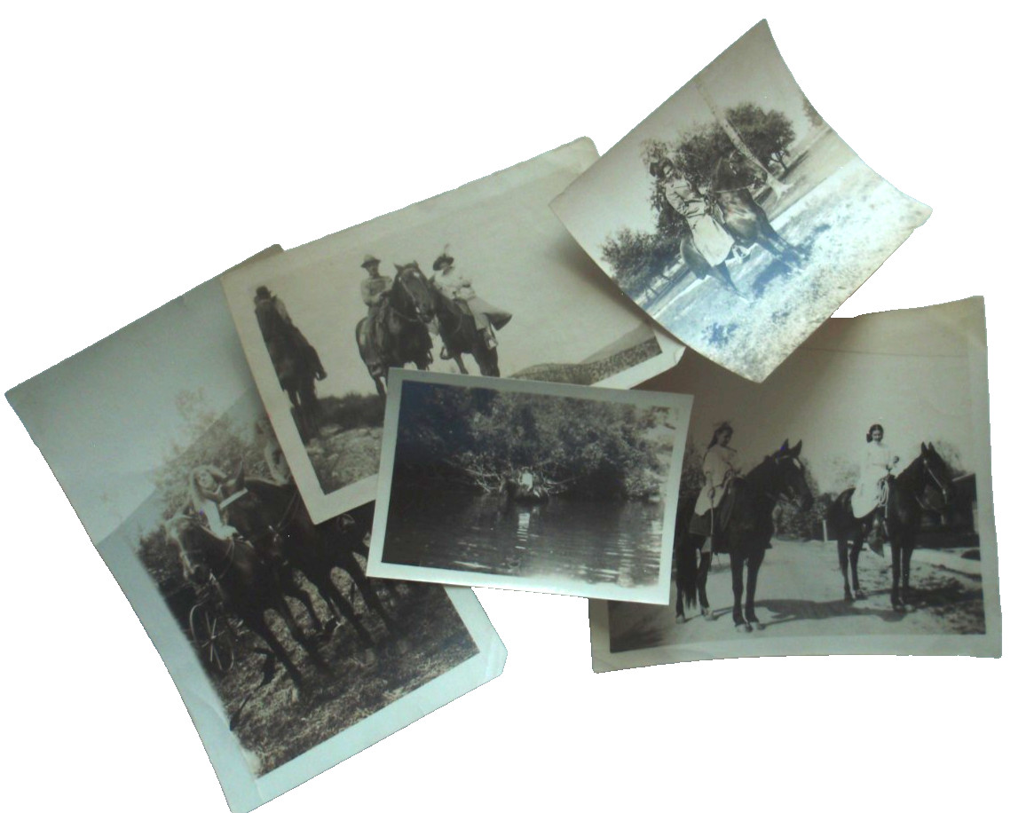 (5) Real Photos Farmer & the Dell, 4 Feet in 2 out,  Hill sisters, Shetland A#4
