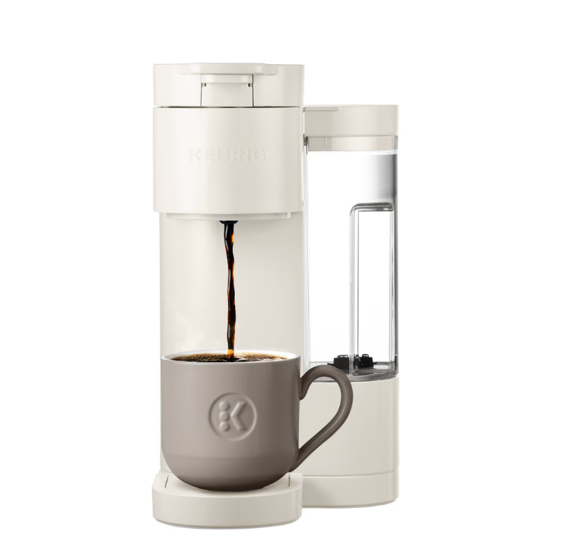 Keurig K-Express Essentials Warm Stone Single-Serve K-Cup Pod Coffee Maker