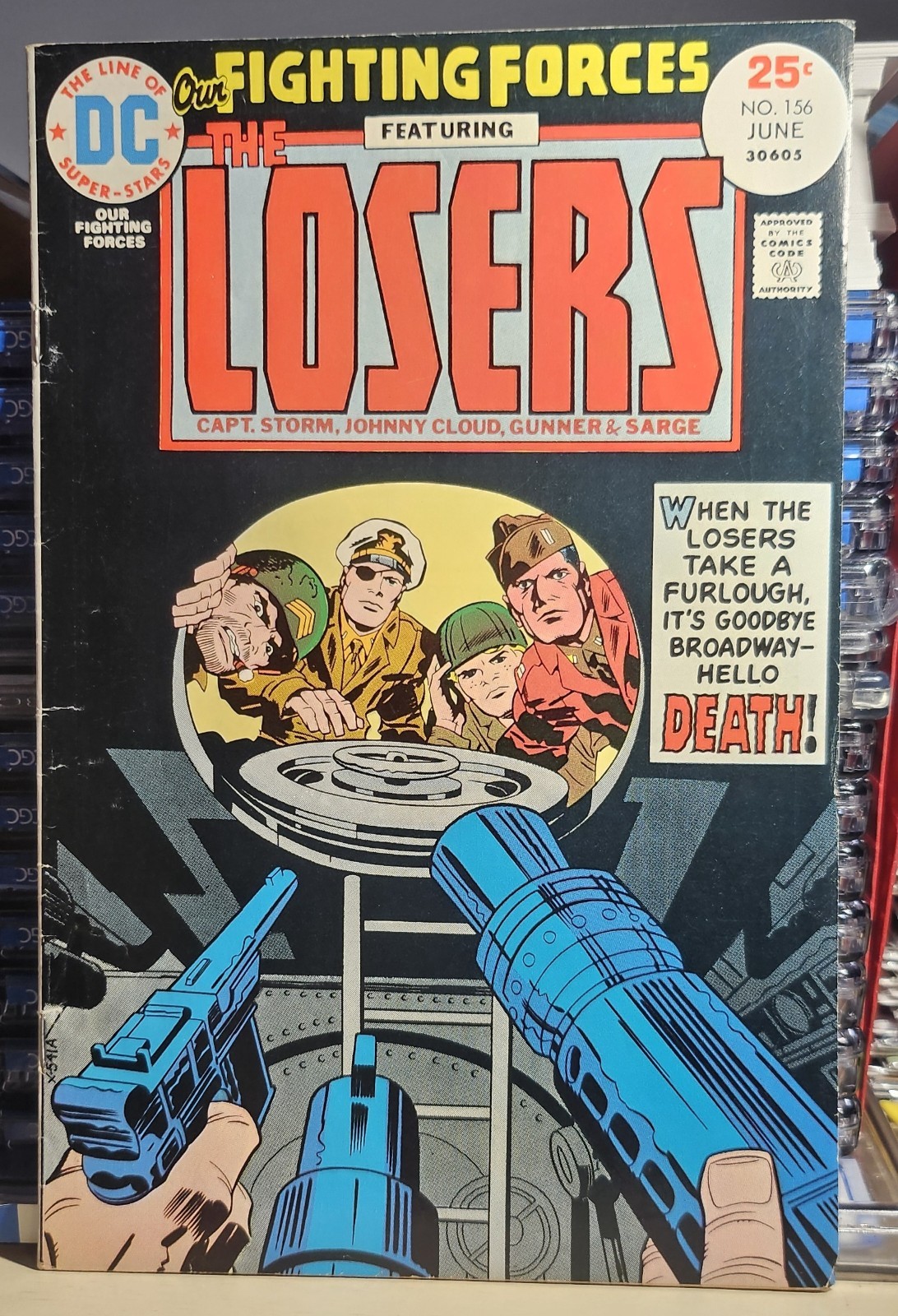 DC Comics Our Fighting Forces #156 The Losers Jack Kirby Cover June 1975