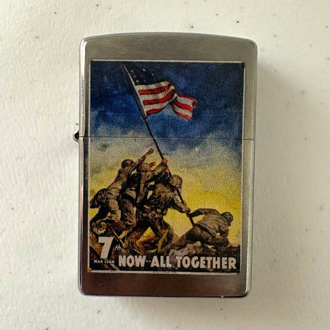 Zippo “Now All Together” Patriotic Flag Lighter - Flags & Patriotic Theme