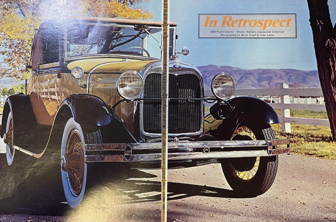1929 Ford Cabriolet *Garage Art *