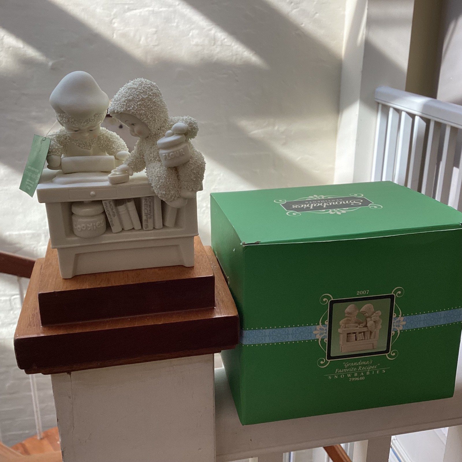 Department 56 Snowbabies “GRANDMA’S FAVORITE RECIPES” Figurine Retired RARE