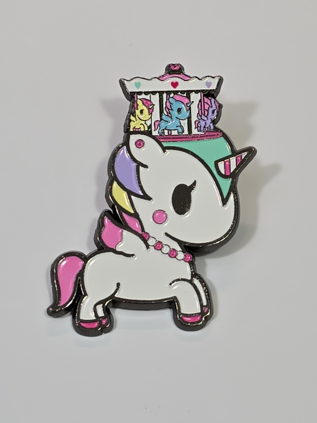 Tokidoki Unicorno Lapel Pin Carousel Hat