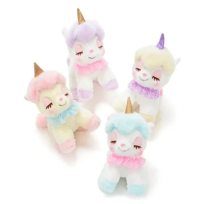 AMUSE Unicorn no Cony Pastel Frill Plush Collection full set of 4