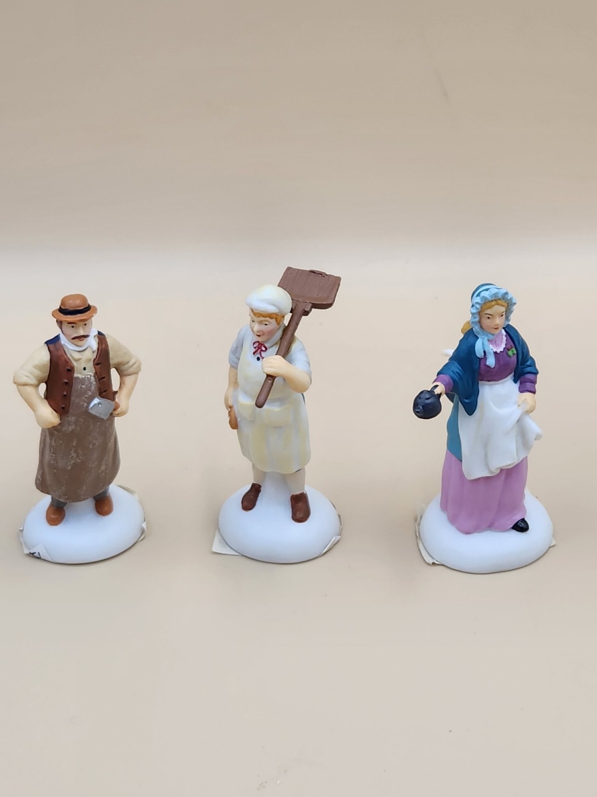 Department 56 Dickens Village Shopkeepers Butcher Baker Innkeeper 807229 New