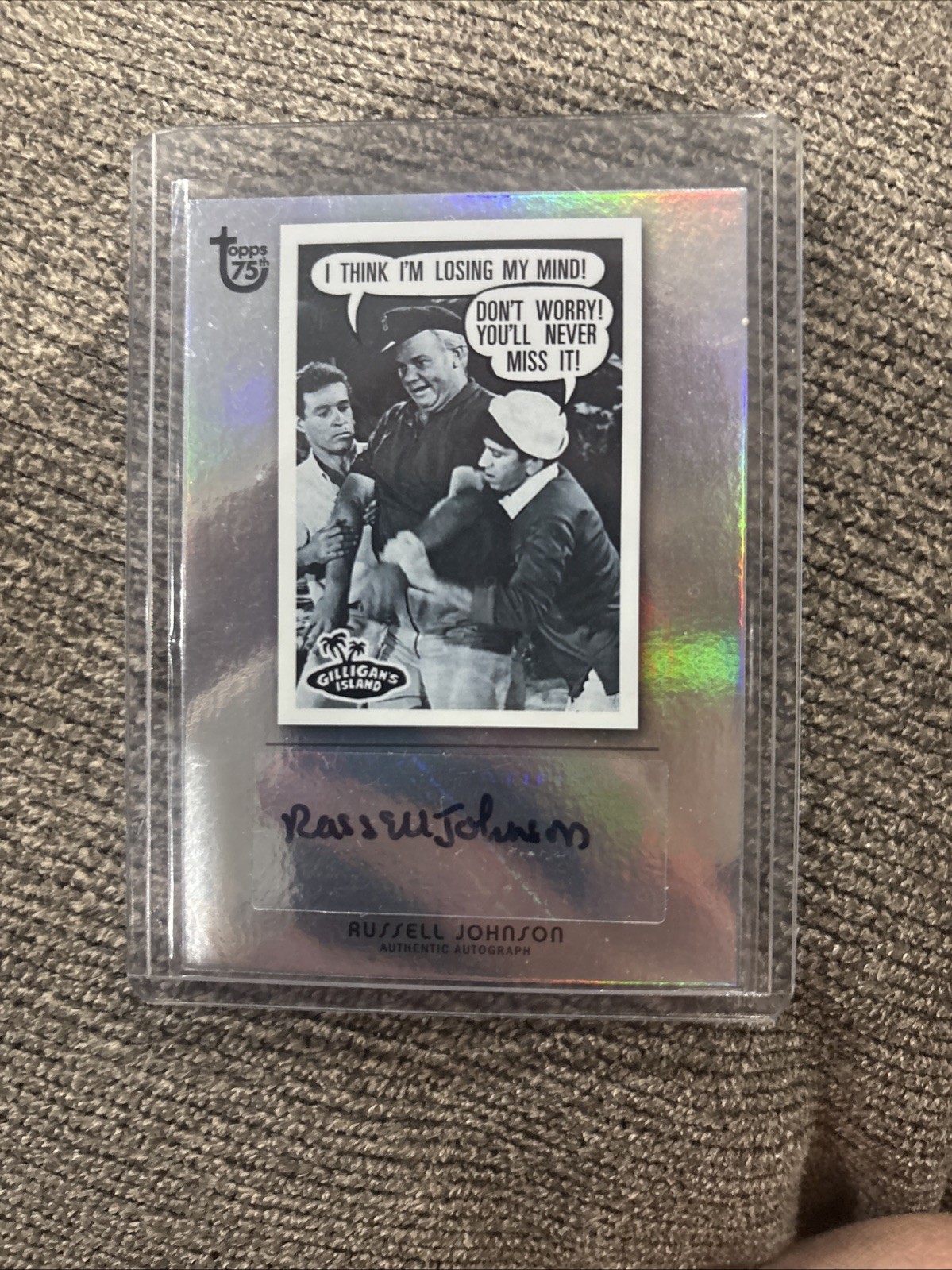 Russell Johnson - 2013 Topps 75th Anniversary Rainbow Foil